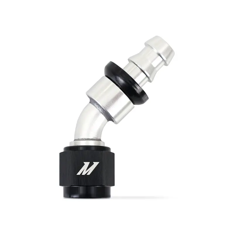 Mishimoto 45 Degree Push Lock Fitting - 6An 1