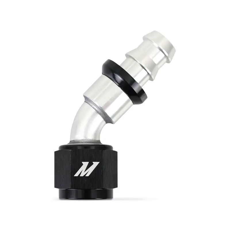 Mishimoto 45 Degree Push Lock Fitting - 8An 1