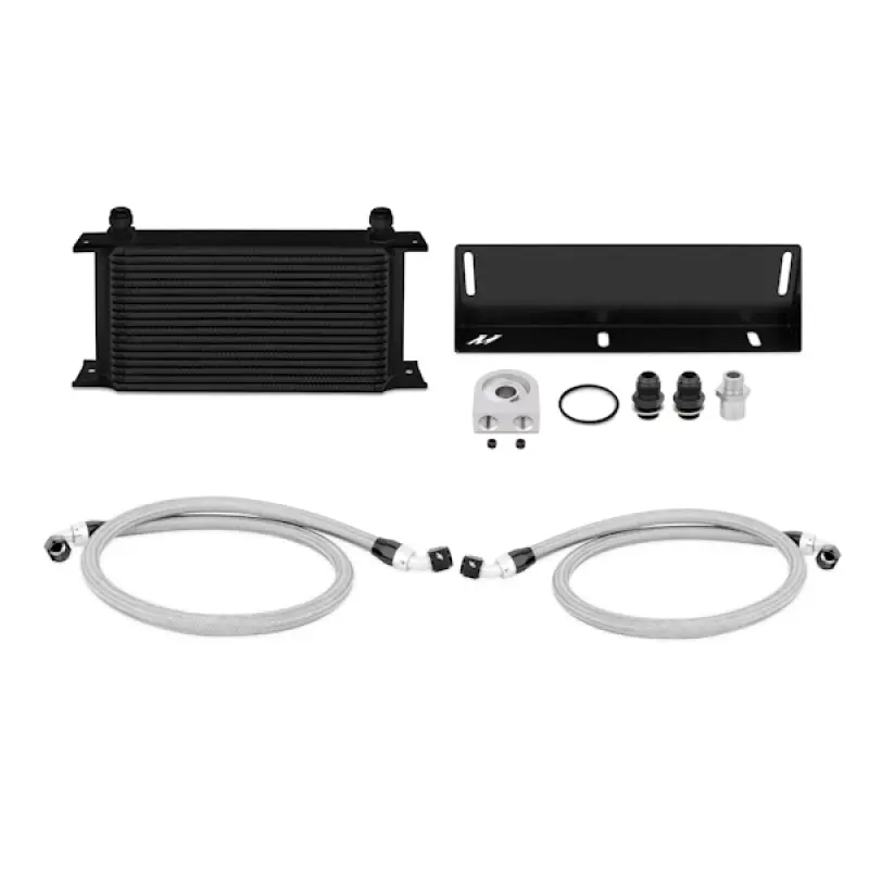 Mishimoto 79-93 Ford Mustang 5.0L Oil Cooler Kit - Black 1