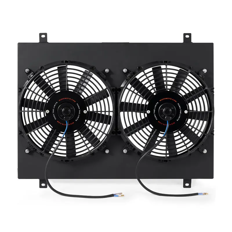 Mishimoto 79-93 Ford Mustang Aluminum Fan Shroud Black 1