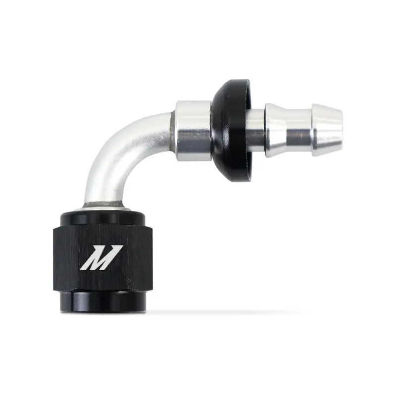 Mishimoto 90-Degree Push Lock Fitting - 4An 1