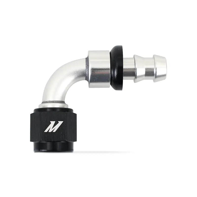 Mishimoto 90 Degree Push Lock Fitting - 6An 1