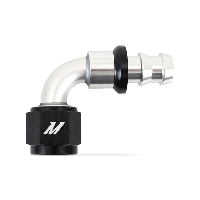 Mishimoto 90 Degree Push Lock Fitting - 8An 1