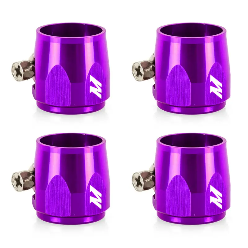 Mishimoto Aluminum -12An Hex Finishers - Purple 1