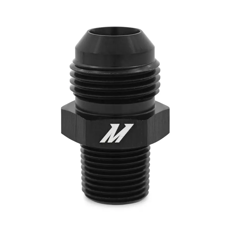Mishimoto Aluminum -8An To 1/4 Npt Fitting - Black 1