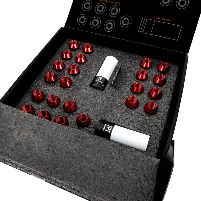 Mishimoto Aluminum Locking Lug Nuts 1/2 X 20 23Pc Set Black 2