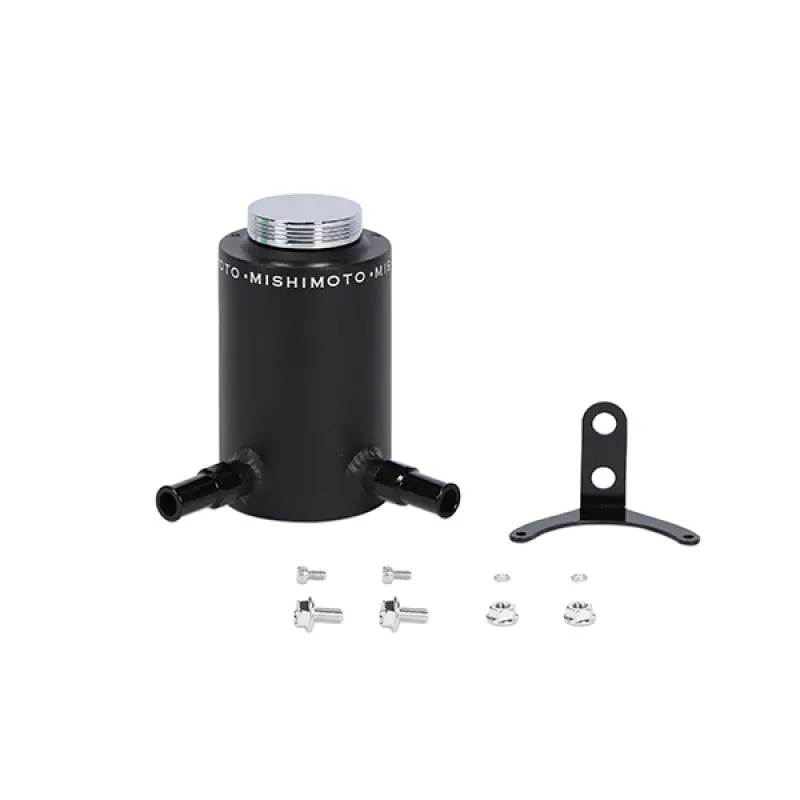 Mishimoto Aluminum Power Steering Reservoir Tank - Wrinkle Black 2