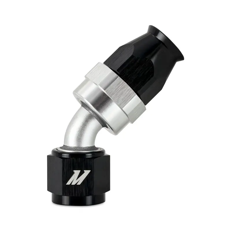Mishimoto Aluminum Ptfe -8An 45 Degree Fitting Black 1