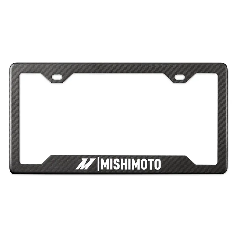 Mishimoto Carbon Fiber License Plate Frame - Matte 1