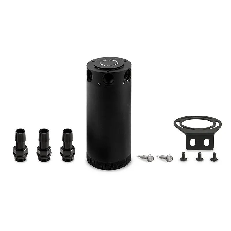 Mishimoto Compact Baffled Oil Catch Can - 3-Port 1