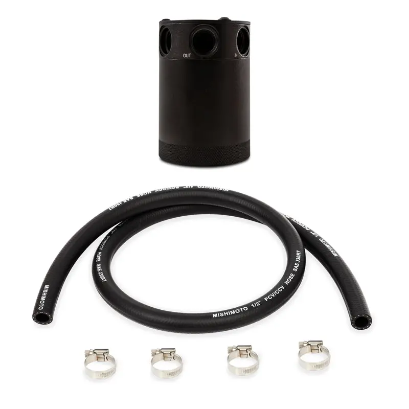 Mishimoto Compact Baffled Oil Catch Can - 3-Port 2