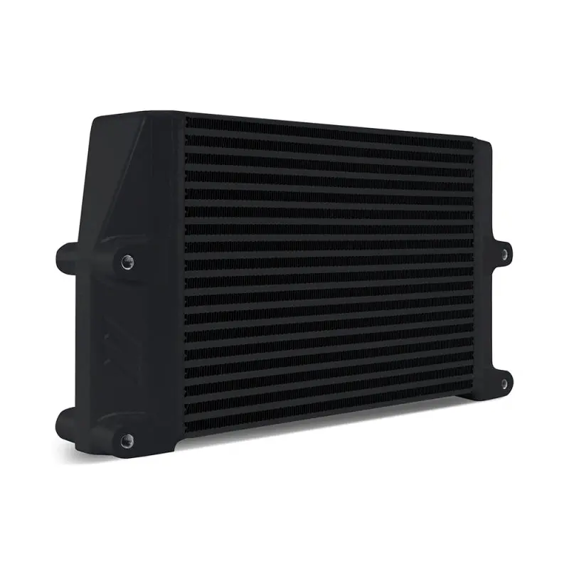 Mishimoto Heavy-Duty Oil Cooler - 10In. Same-Side Outlets - Black 1