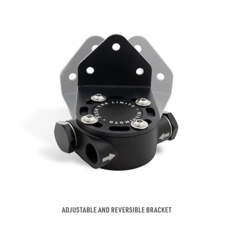 Mishimoto M20 X 1.5 - Remote Oil Filter Mount - Black 2