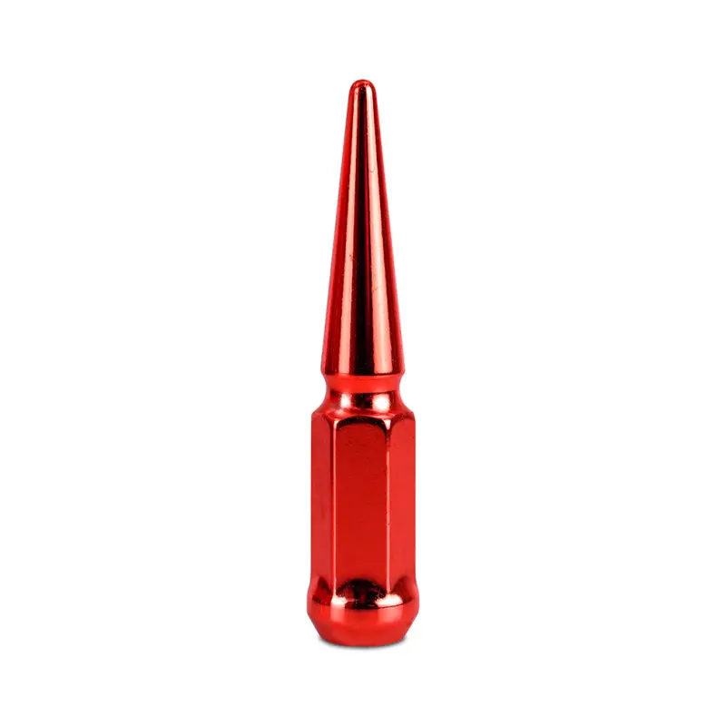 Mishimoto Mishimoto Steel Spiked Lug Nuts M14 X 1.5 24Pc Set Red 2