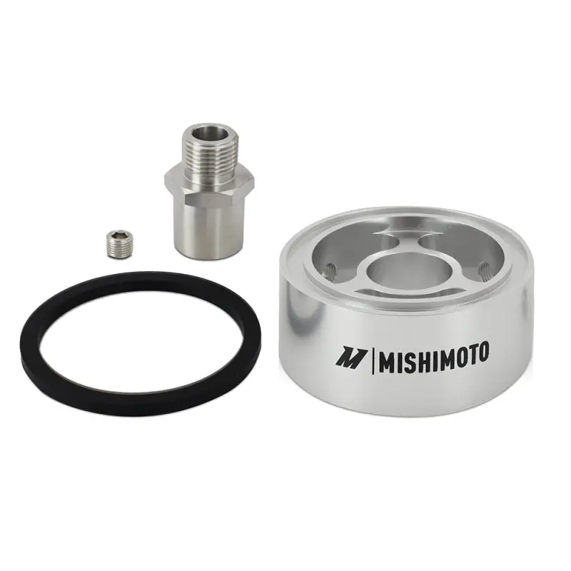 Mishimoto Oil Filter Spacer 32Mm 3/4  - 16 Thread - Silver 1
