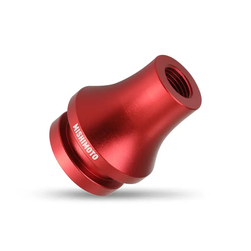 Mishimoto Shift Boot Cover + Retainer/Adapter Bundle M12x1.25 Red 2