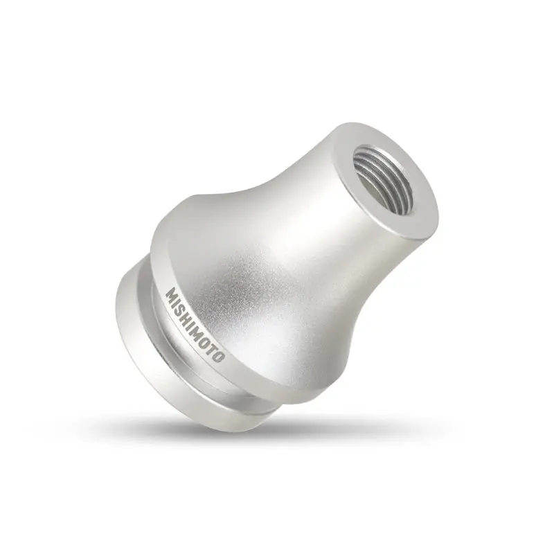 Mishimoto Shift Boot Cover + Retainer/Adapter Bundle M12x1.25 Silver 2