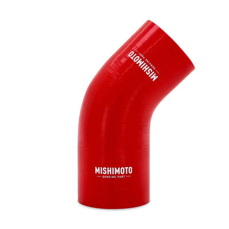 Mishimoto Silicone Reducer Coupler 45 Degree 2.5In To 2.75In - Red 1