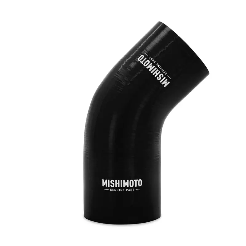 Mishimoto Silicone Reducer Coupler 45 Degree 2In To 2.5In - Black 1