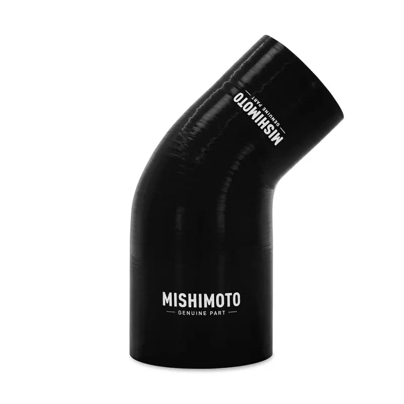 Mishimoto Silicone Reducer Coupler 45 Degree 3In To 3.5In - Black 1