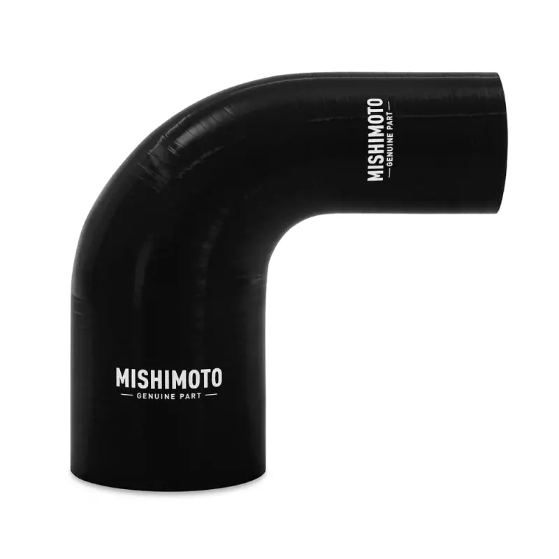 Mishimoto Silicone Reducer Coupler 90 Degree 2In To 3In - Black 1