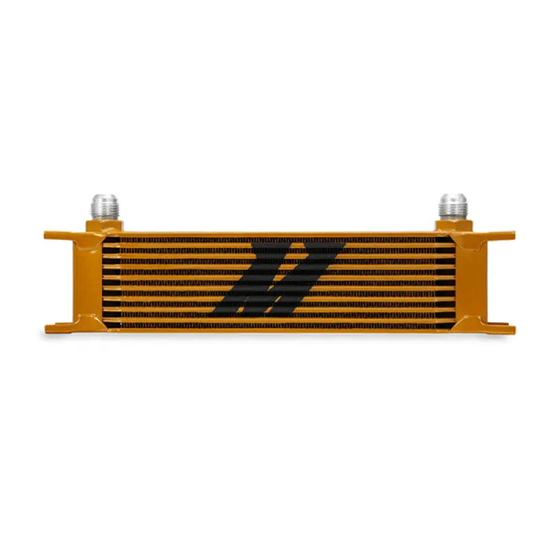 Mishimoto Universal 10 Row Oil Cooler - Gold 2