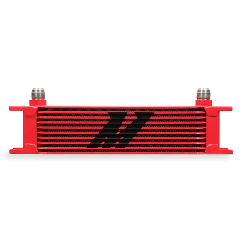 Mishimoto Universal 10 Row Oil Cooler - Red 1