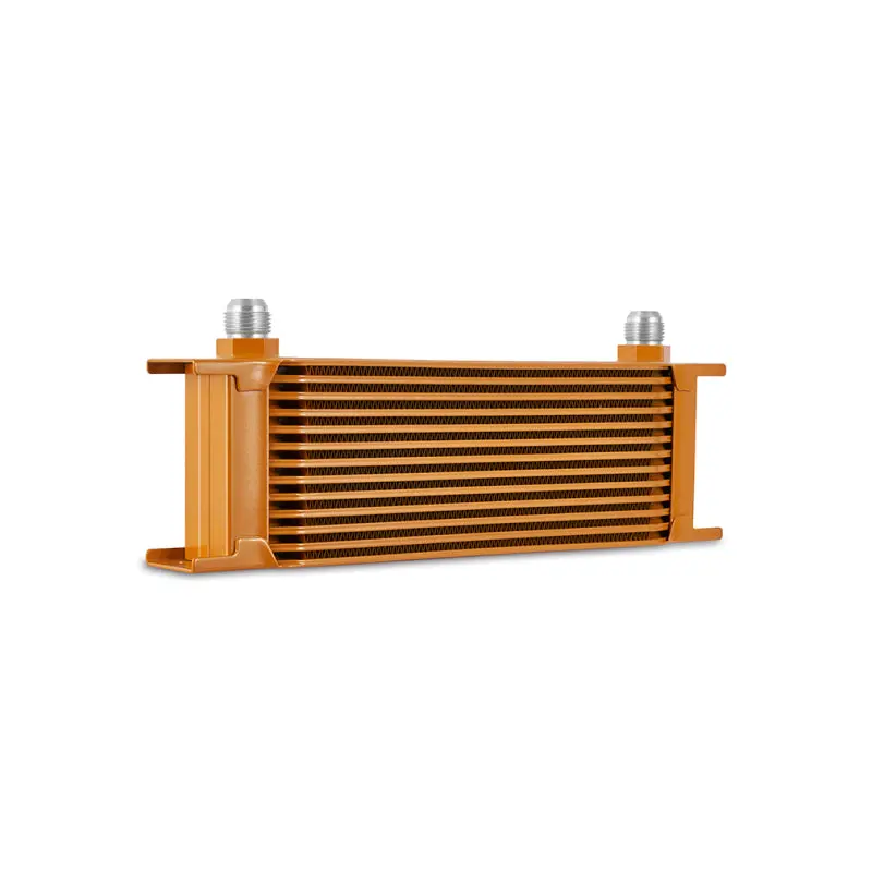 Mishimoto Universal 13-Row Oil Cooler Gold 2