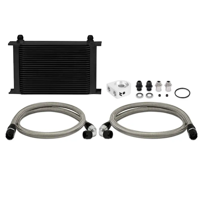 Mishimoto Universal 25 Row Oil Cooler Kit (Black Cooler) 1