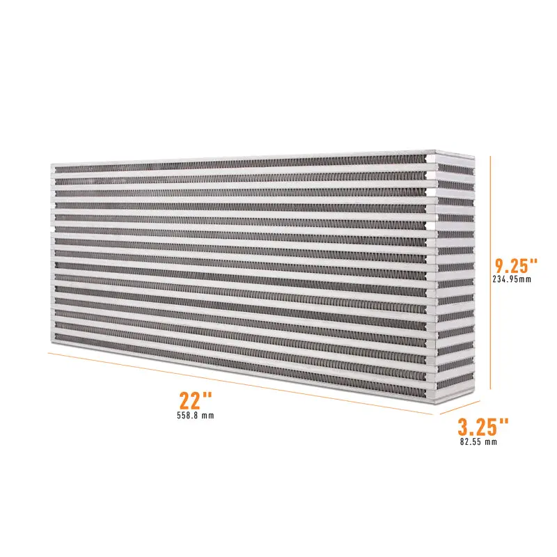 Mishimoto Universal Air-To-Air Intercooler Core - 22In / 9.25In / 3.25In 1