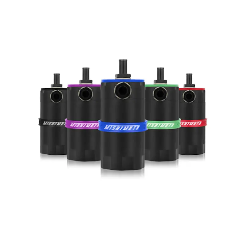 Mishimoto Universal Baffled Oil Catch Can - Purple 1