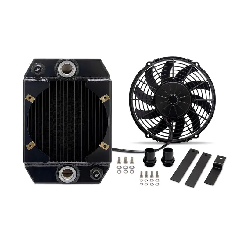 Mishimoto Universal Drag Race Performance Aluminum Radiator - Black 1