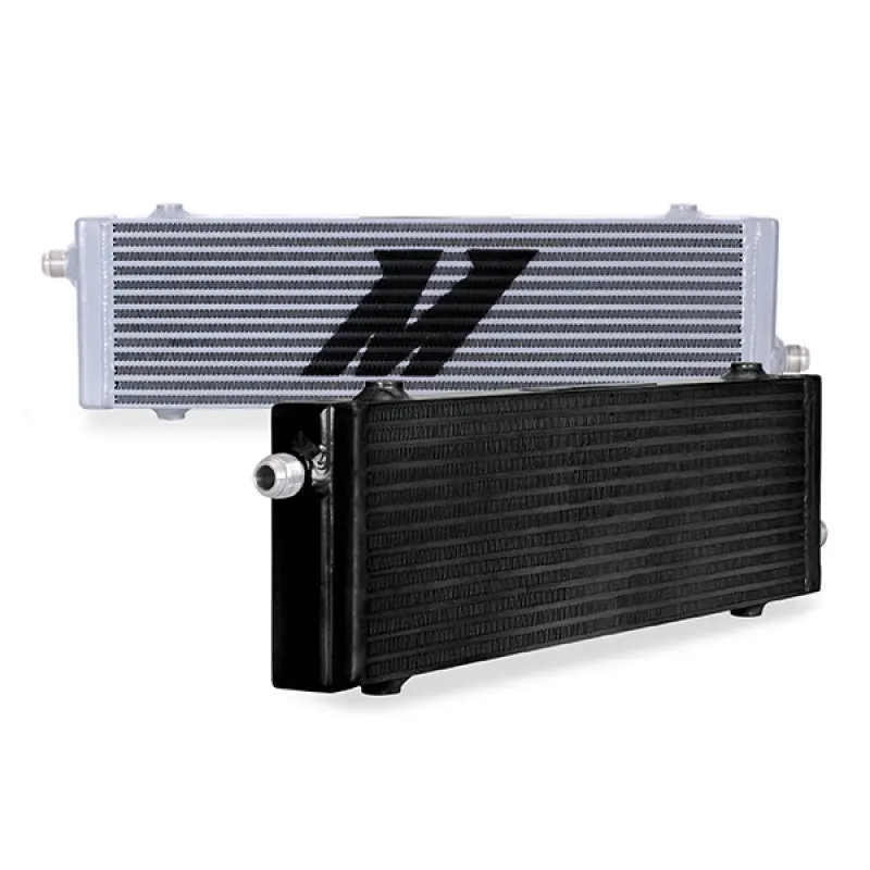 Mishimoto Universal Large Bar And Plate Cross Flow Black Oil Cooler 1