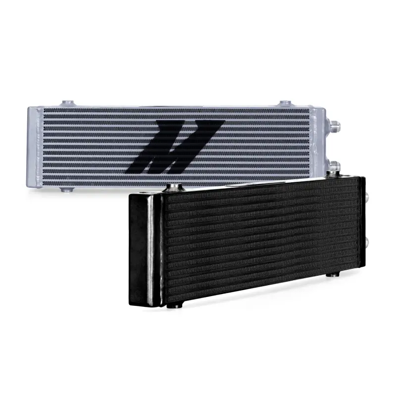 Mishimoto Universal Large Bar And Plate Dual Pass Silver Oil Cooler 1