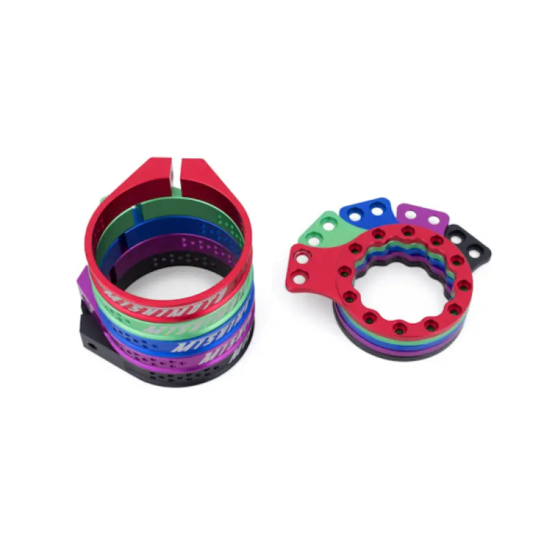 Mishimoto Universal Replacement Bracket Set For Baffled Oil Catch Can - Red 2