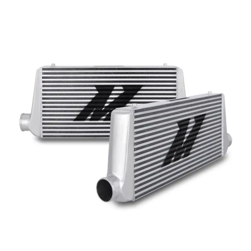 Mishimoto Universal Silver R Line Intercooler Overall Size: 31X12x4 Core Size: 24X12x4 Inlet /Outlet 2