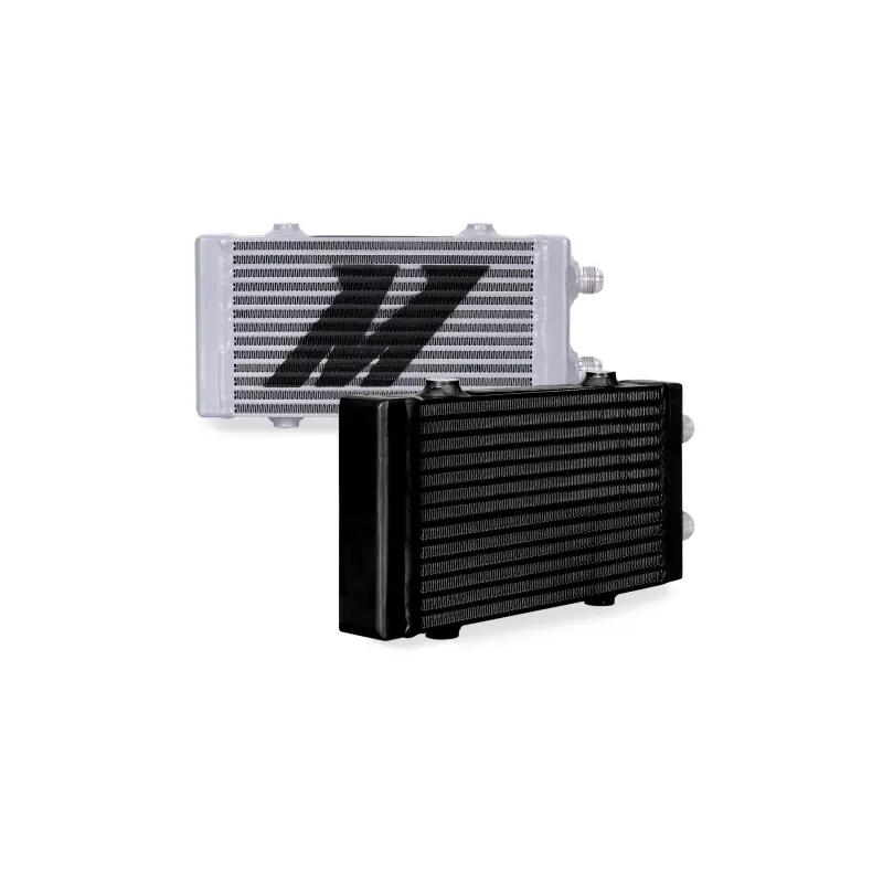 Mishimoto Universal Small Bar And Plate Dual Pass Silver Oil Cooler 1