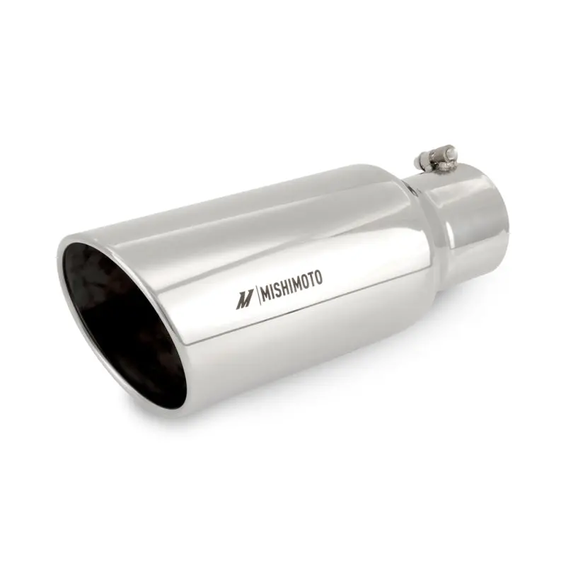 Mishimoto Universal Steel Muffler Tip 4In Inlet 6In Outlet Polished 1