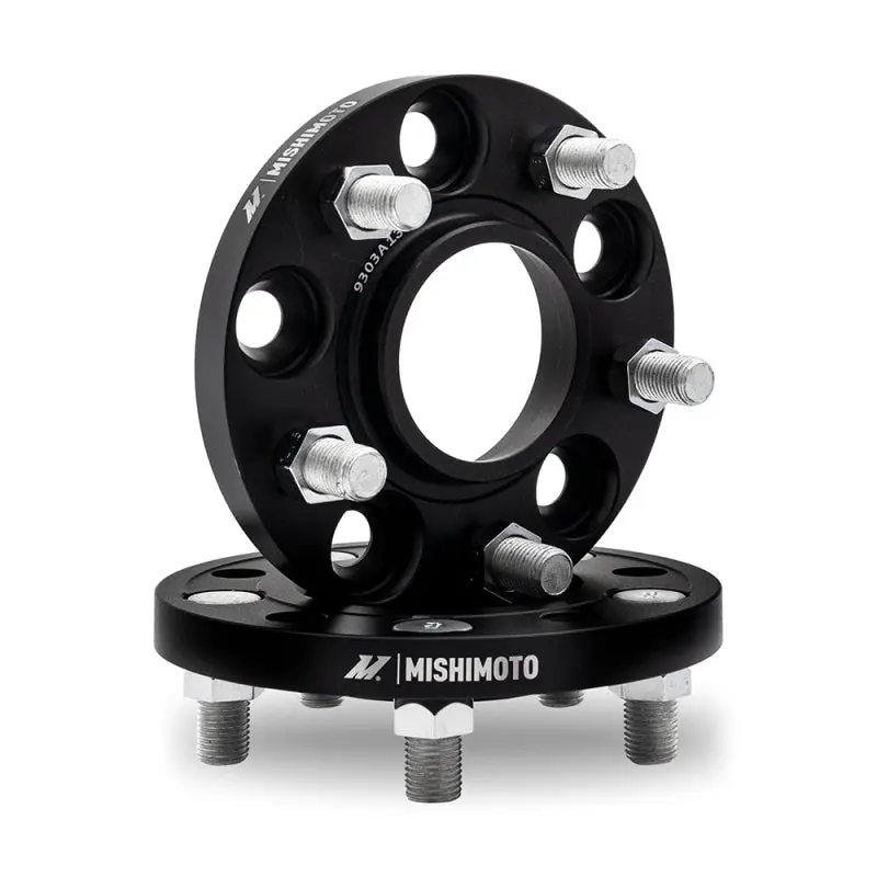Mishimoto Wheel Spacers - 5X108 - 63.3 - 25 - M12 - Black 1