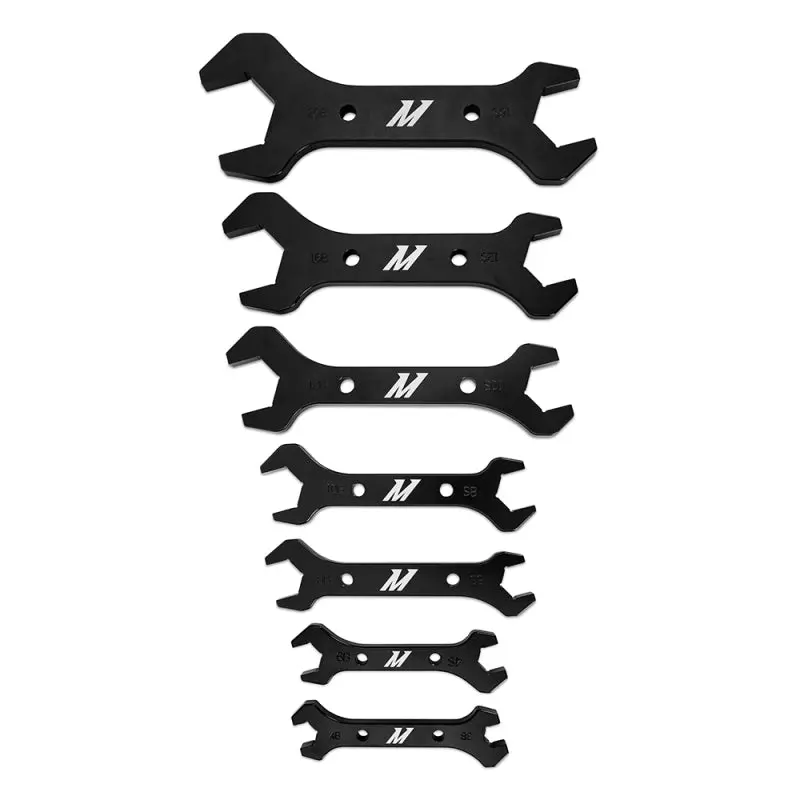 Mishimoto Wrench Set 7Pc. -An3 To -An20 (Black Anodized) 1