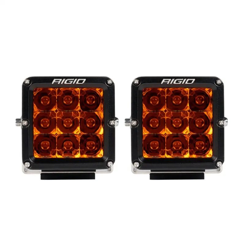 Rigid Industries D-Xl Pro Spot Lens - Amber (Pair) 1