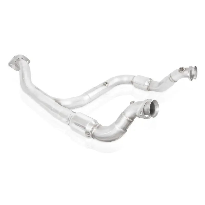 Stainless Works 15-18 F-150 3.5L Downpipe 3In High-Flow Cats Y-Pipe Factory Connection 1