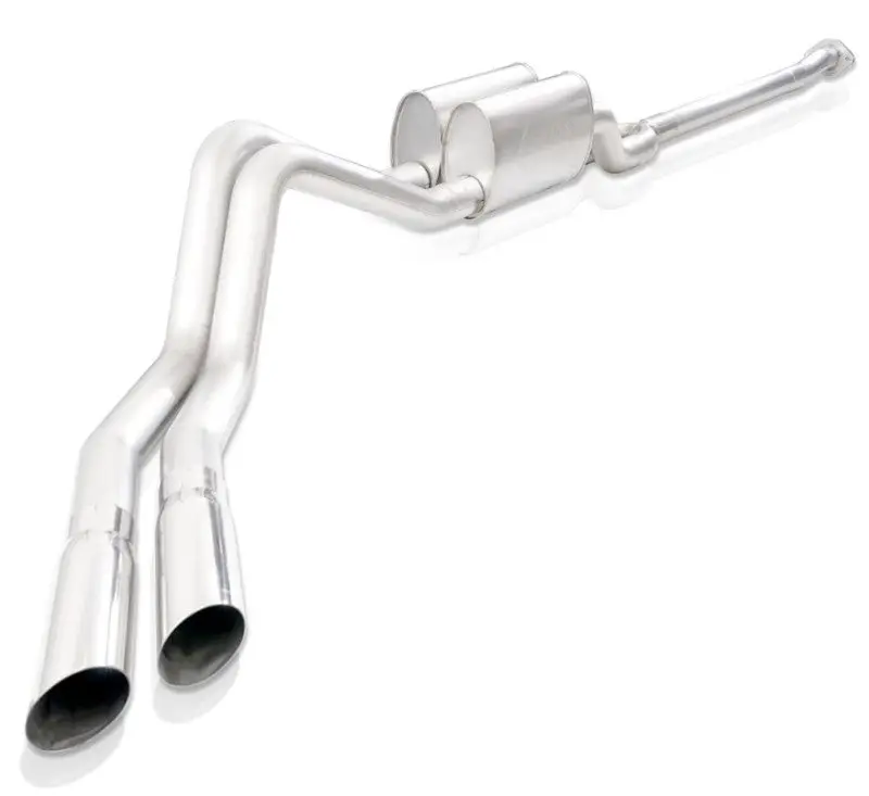 Stainless Works 15-19 Ford F150 5.0L Redline Side Exit Catback System W/ Dual 3.5In Polished Tips 1