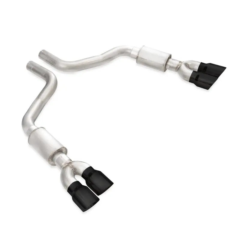 Stainless Works 15-21 Dodge Challenger 5.7/6.2/6.4L Legend Axle Back Exhaust System W/ Black-Out Tip 1
