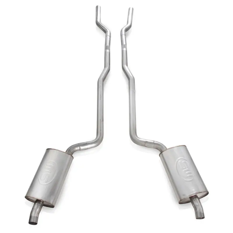Stainless Works 1968-72 Corvette Exhaust Sb 2-1/2In Factory Style Mufflers 1