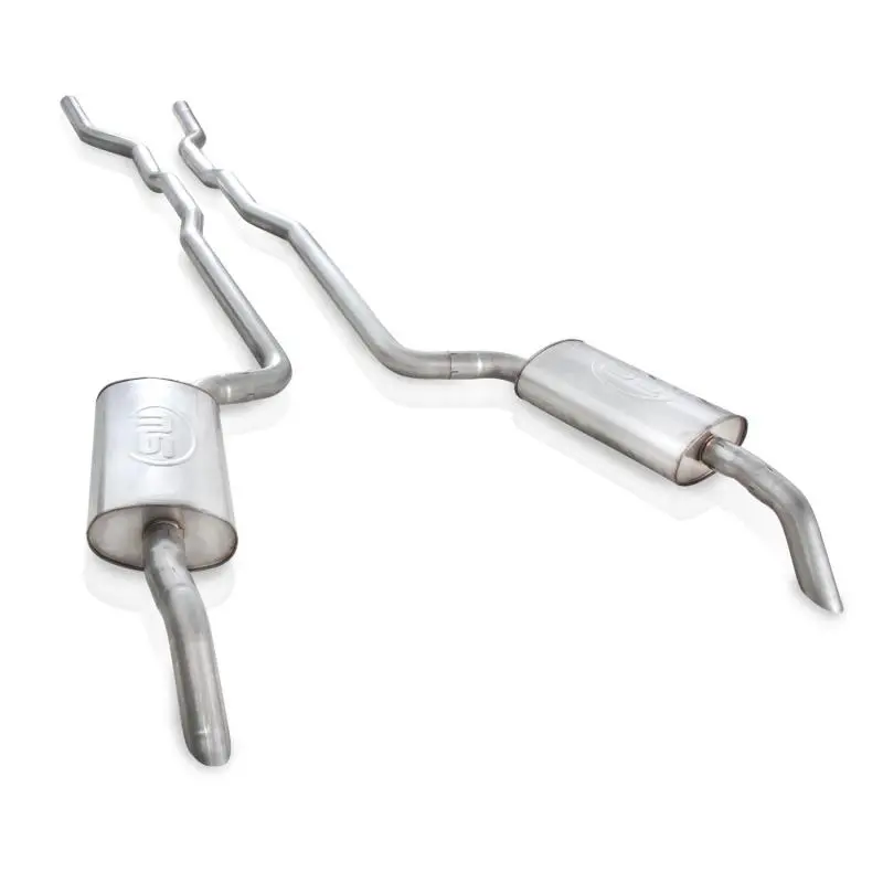 Stainless Works 1973-82 Corvette Exhaust 2-1/2In Factory Style Mufflers 1