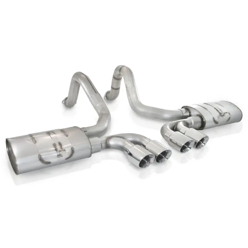 Stainless Works 1997-04 Corvette C5 3In Axleback Quad 3-1/2In Slash-Cut Tips 1