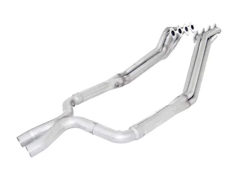 Stainless Works 2005-10 Mustang Gt 1-3/4In Headers 3In High-Flow Cats X-Pipe Factory Connection 1