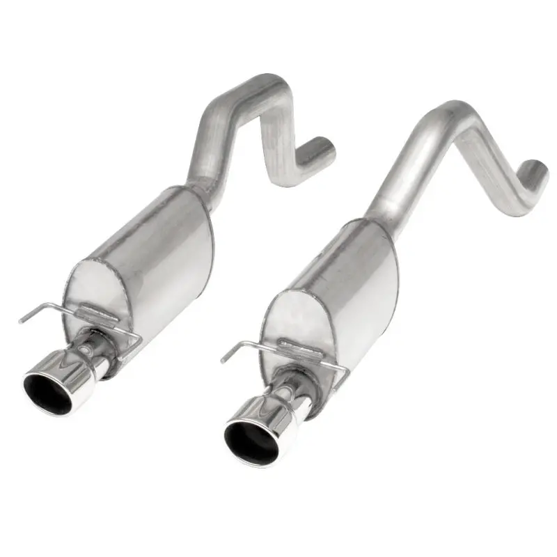 Stainless Works 2006-13 Corvette C6zo6/Zr1 3In Axleback Chambered Mufflers Dual 4In Rolled Edge Tips 1