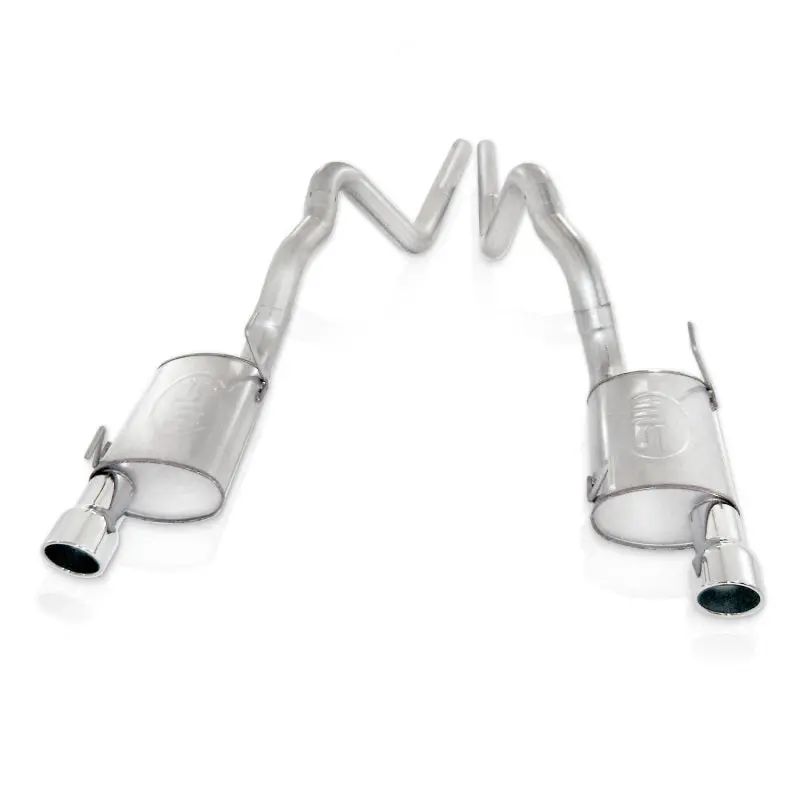 Stainless Works 2007-10 Shelby Gt500 3In Catback Chambered Mufflers 1